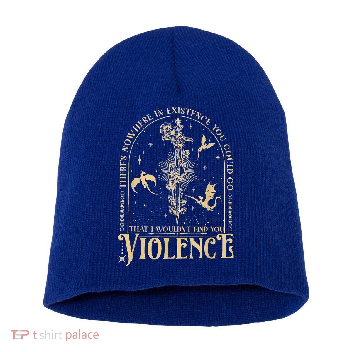 Theres Nowhere In Existence You Could Go Fourth Wing Short Acrylic Beanie