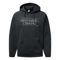 Trumpfiance November Is Coming Performance Fleece Hoodie