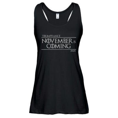 Trumpfiance November Is Coming Ladies Essential Flowy Tank