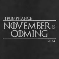 Trumpfiance November Is Coming 7 Panel Mesh Trucker Snapback Hat