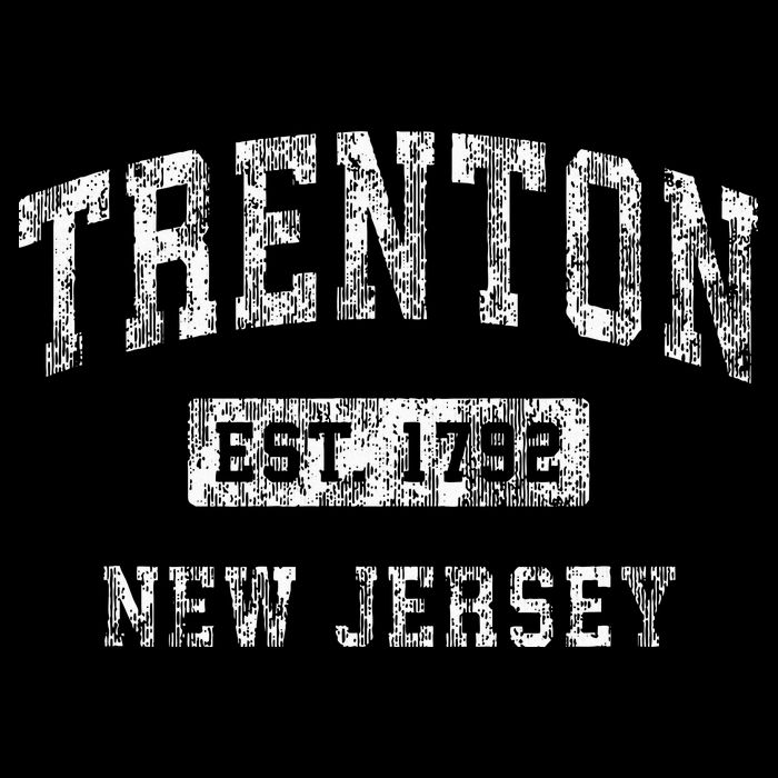 Trenton New Jersey Nj Vintage Established Sports T-Shirt