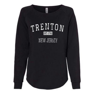 Trenton New Jersey Nj Vintage Womens California Wash Sweatshirt