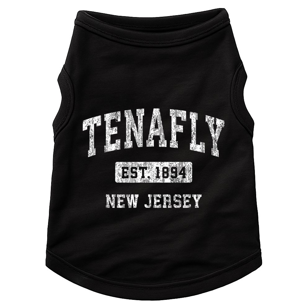 Tenafly New Jersey Nj Vintage Sports Established Doggie Tank