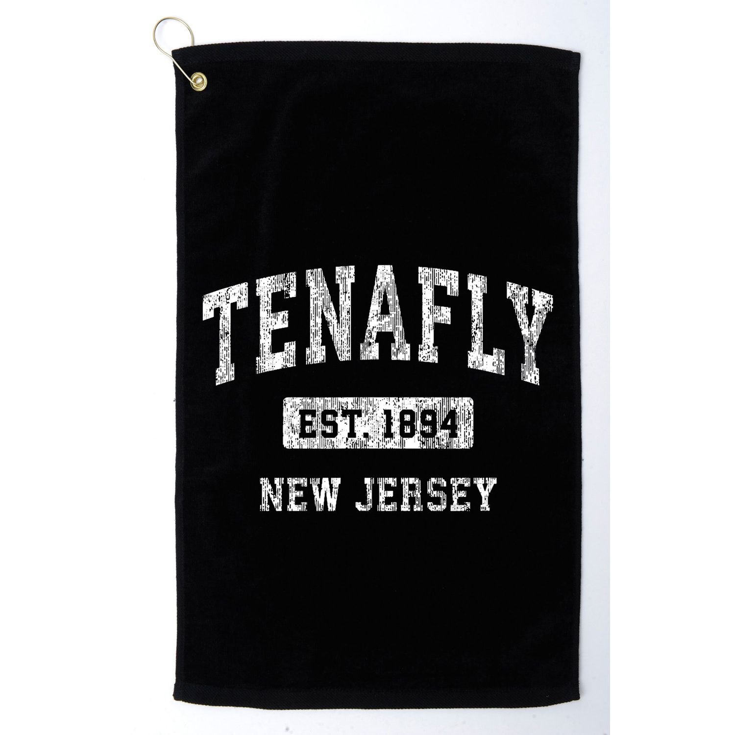 Tenafly New Jersey Nj Vintage Sports Established Golf Towel