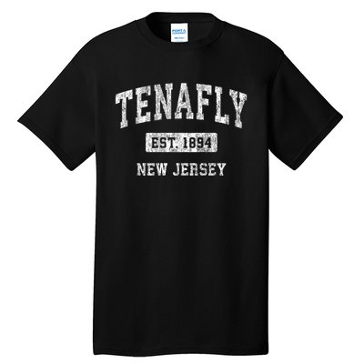 Tenafly New Jersey Nj Vintage Sports Established Tall T-Shirt