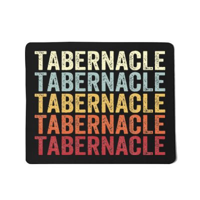 Tabernacle New Jersey Tabernacle Nj Retro Vintage Text Mousepad