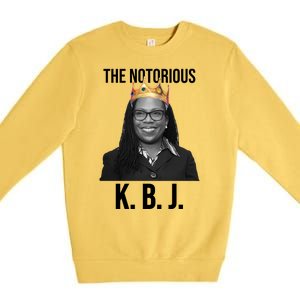 The Notorious KBJ Ketanji Brown Jackson Supremes Court Justice Premium Crewneck Sweatshirt