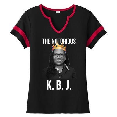 The Notorious KBJ Ketanji Brown Jackson Supremes Court Justice Ladies Halftime Notch Neck Tee