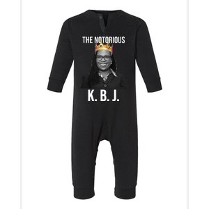 The Notorious KBJ Ketanji Brown Jackson Supremes Court Justice Infant Fleece One Piece