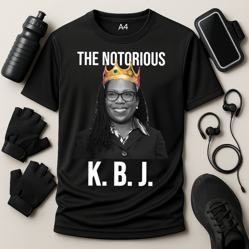 The Notorious KBJ Ketanji Brown Jackson Supremes Court Justice Cooling Performance Crew T-Shirt