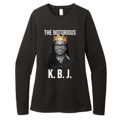 The Notorious KBJ Ketanji Brown Jackson Supremes Court Justice Womens CVC Long Sleeve Shirt