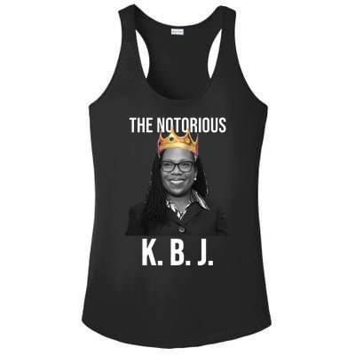 The Notorious KBJ Ketanji Brown Jackson Supremes Court Justice Ladies PosiCharge Competitor Racerback Tank