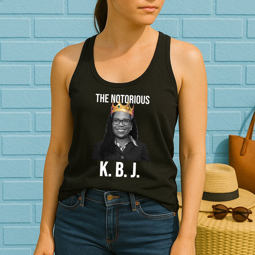 The Notorious KBJ Ketanji Brown Jackson Supremes Court Justice Womens Tank Top