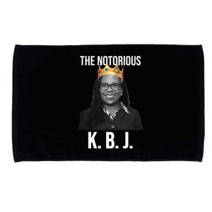 The Notorious KBJ Ketanji Brown Jackson Supremes Court Justice Microfiber Hand Towel