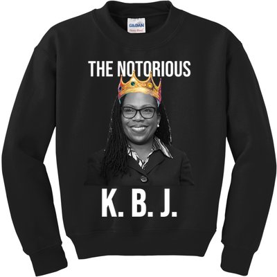The Notorious KBJ Ketanji Brown Jackson Supremes Court Justice Kids Sweatshirt