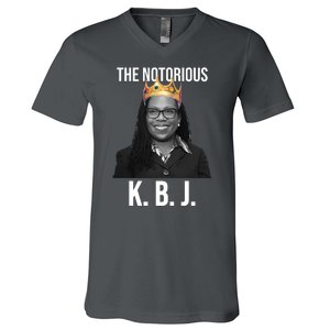 The Notorious KBJ Ketanji Brown Jackson Supremes Court Justice V-Neck T-Shirt