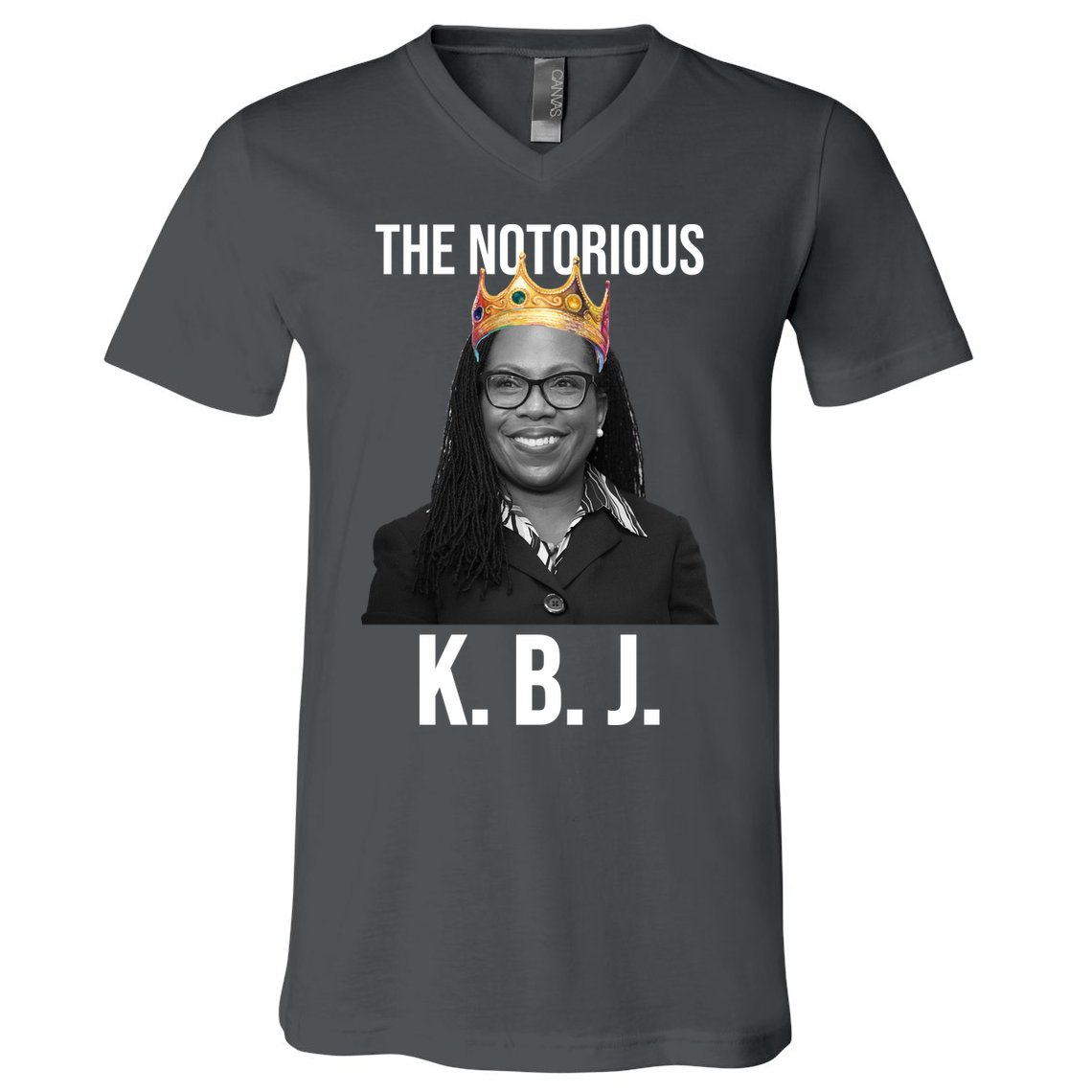 The Notorious KBJ Ketanji Brown Jackson Supremes Court Justice V-Neck T-Shirt