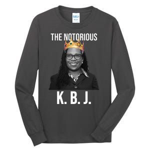 The Notorious KBJ Ketanji Brown Jackson Supremes Court Justice Tall Long Sleeve T-Shirt