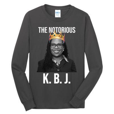 The Notorious KBJ Ketanji Brown Jackson Supremes Court Justice Tall Long Sleeve T-Shirt