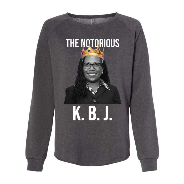 The Notorious KBJ Ketanji Brown Jackson Supremes Court Justice Womens California Wash Sweatshirt