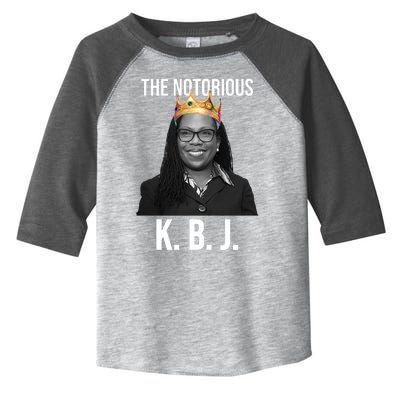 The Notorious KBJ Ketanji Brown Jackson Supremes Court Justice Toddler Fine Jersey T-Shirt