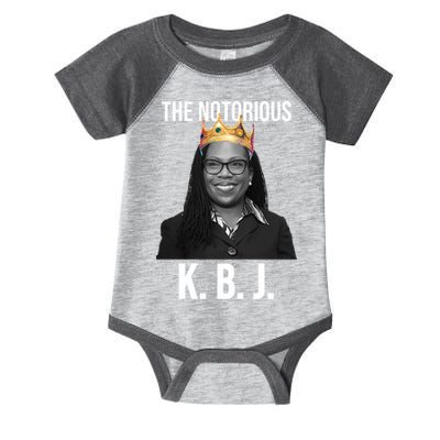 The Notorious KBJ Ketanji Brown Jackson Supremes Court Justice Infant Baby Jersey Bodysuit