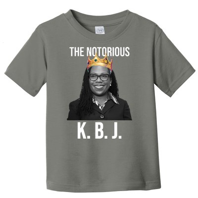 The Notorious KBJ Ketanji Brown Jackson Supremes Court Justice Toddler T-Shirt