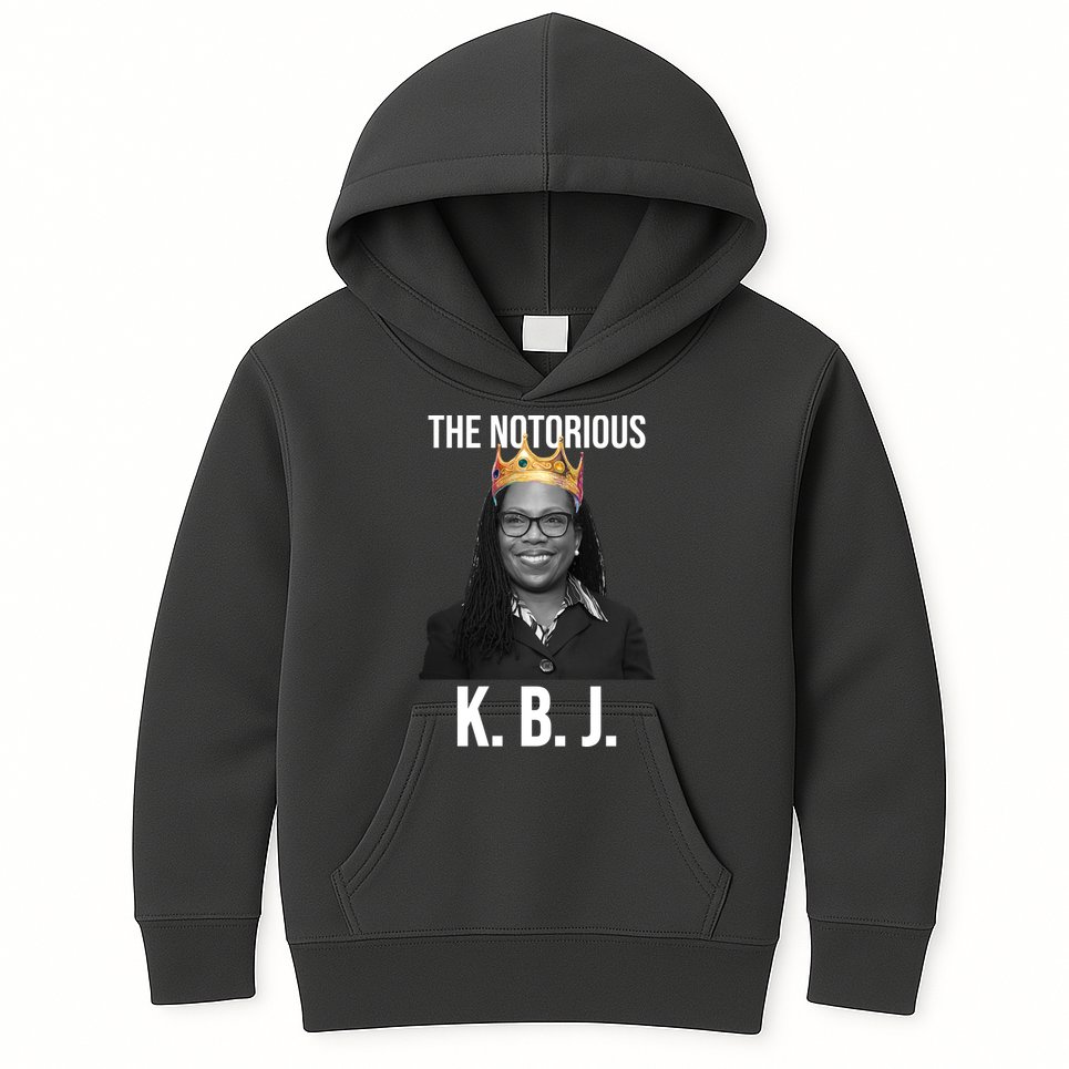 The Notorious KBJ Ketanji Brown Jackson Supremes Court Justice Kids Hoodie