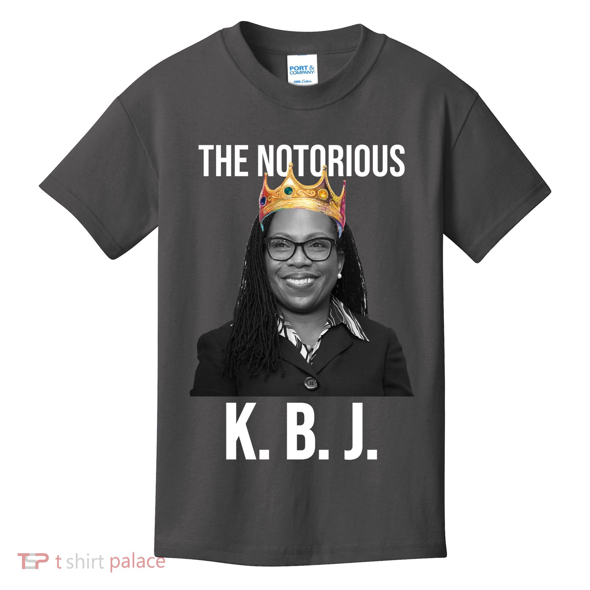 The Notorious KBJ Ketanji Brown Jackson Supremes Court Justice Kids T-Shirt
