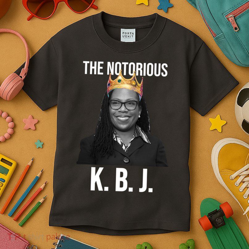 The Notorious KBJ Ketanji Brown Jackson Supremes Court Justice Kids T-Shirt
