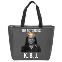 The Notorious KBJ Ketanji Brown Jackson Supremes Court Justice Zip Tote Bag