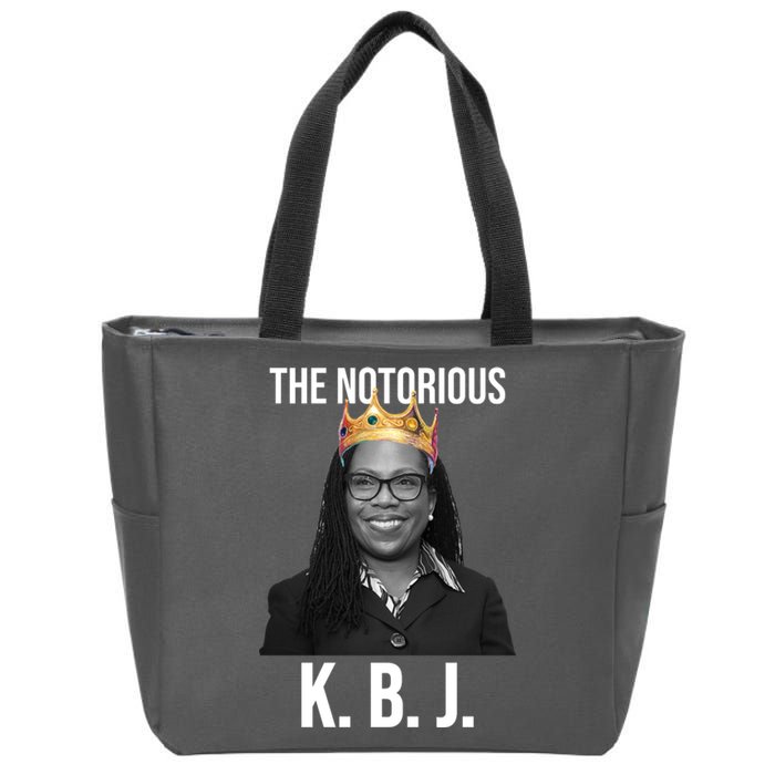 The Notorious KBJ Ketanji Brown Jackson Supremes Court Justice Zip Tote Bag