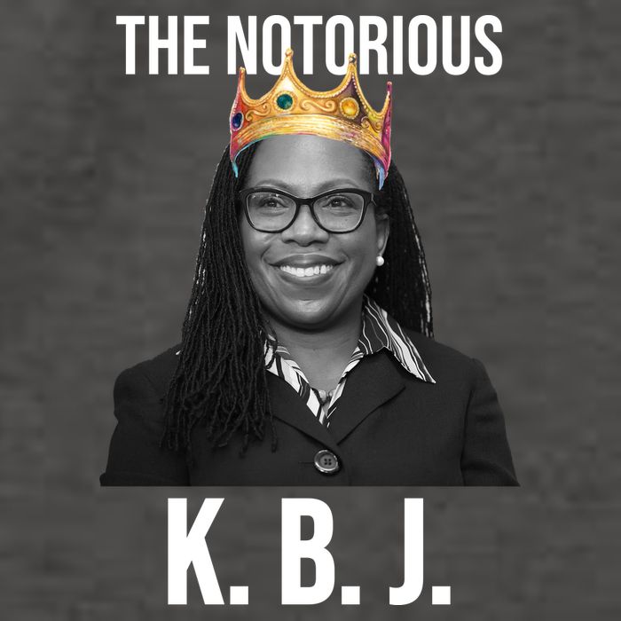 The Notorious KBJ Ketanji Brown Jackson Supremes Court Justice Vector Backpack