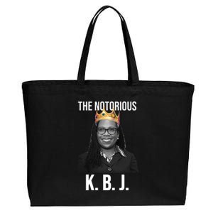 The Notorious KBJ Ketanji Brown Jackson Supremes Court Justice Cotton Canvas Jumbo Tote