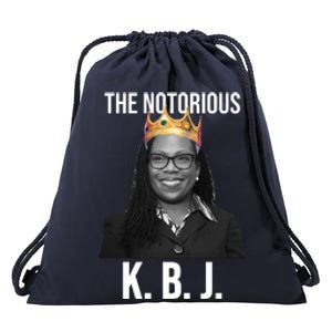 The Notorious KBJ Ketanji Brown Jackson Supremes Court Justice Drawstring Bag