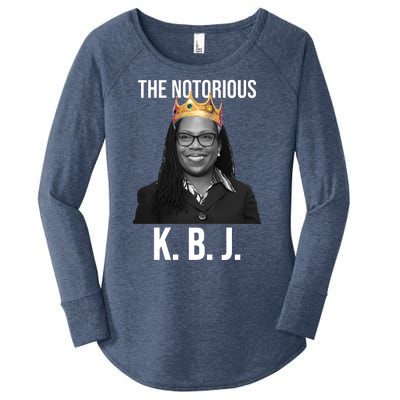 The Notorious KBJ Ketanji Brown Jackson Supremes Court Justice Women's Perfect Tri Tunic Long Sleeve Shirt