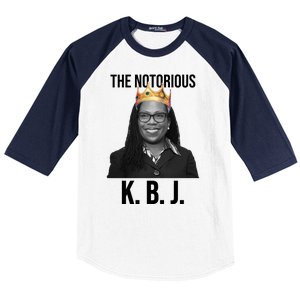 The Notorious KBJ Ketanji Brown Jackson Supremes Court Justice Baseball Sleeve Shirt