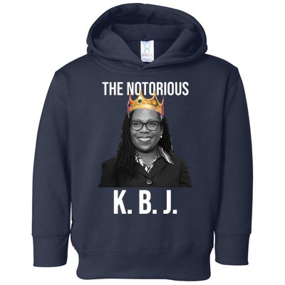 The Notorious KBJ Ketanji Brown Jackson Supremes Court Justice Toddler Hoodie