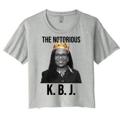 The Notorious KBJ Ketanji Brown Jackson Supremes Court Justice Women's Crop Top Tee