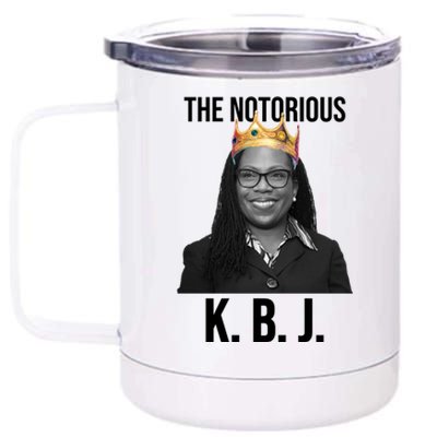 The Notorious KBJ Ketanji Brown Jackson Supremes Court Justice 12 oz Stainless Steel Tumbler Cup