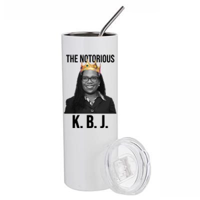 The Notorious KBJ Ketanji Brown Jackson Supremes Court Justice Stainless Steel Tumbler