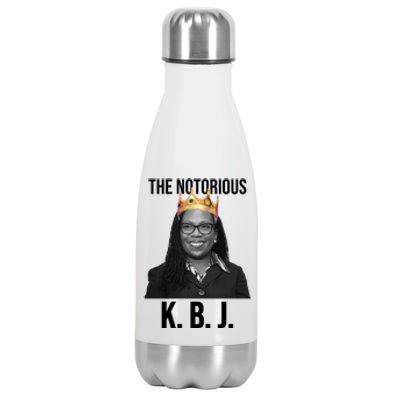 The Notorious KBJ Ketanji Brown Jackson Supremes Court Justice Stainless Steel Insulated Water Bottle