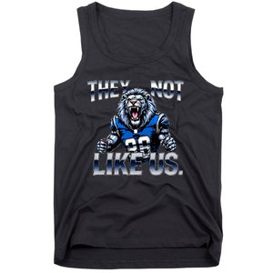 They Not Like Us Touchdown American Football Game Day Lion Tank Top