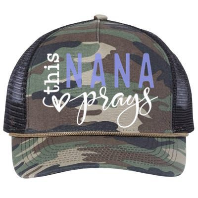 This Nana Love Prays Retro Rope Trucker Hat Cap