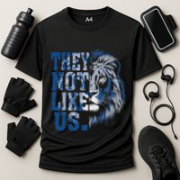 They Not Like Us Lion Performance Shirt