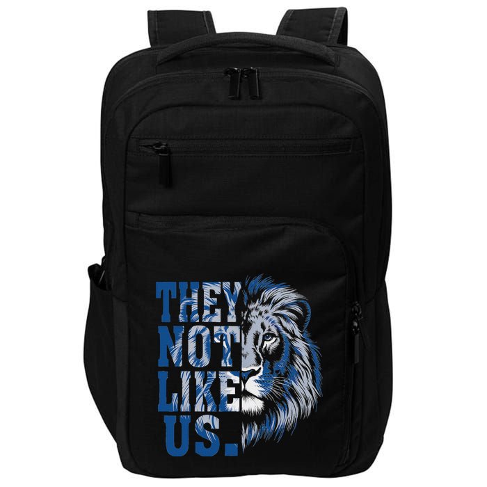 They Not Like Us Lion Impact Tech Backpack