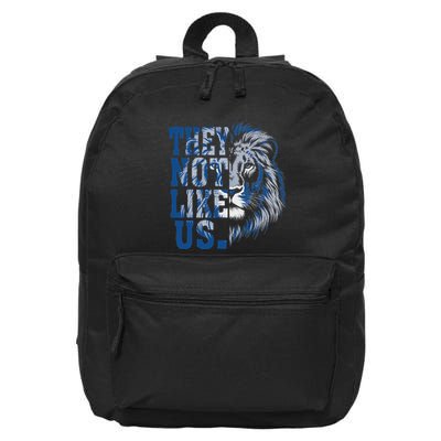 They Not Like Us Lion 16 in Basic Backpack