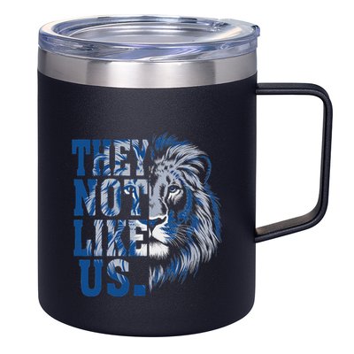 They Not Like Us Lion 12oz Stainless Steel Coffee Mug