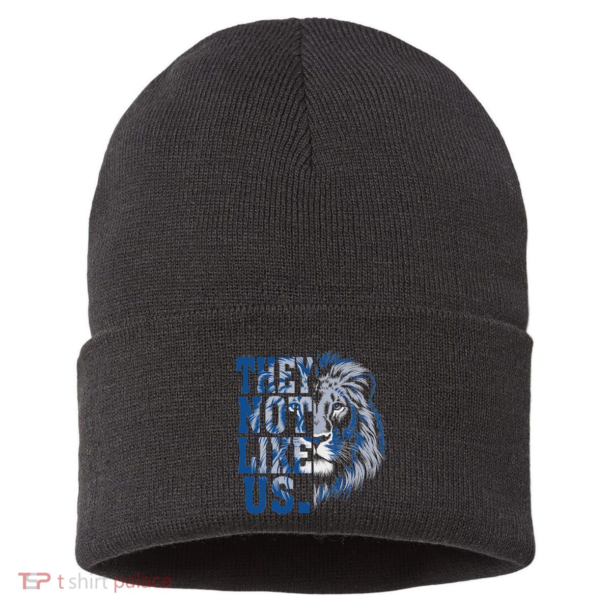 They Not Like Us Lion Sustainable Knit Beanie