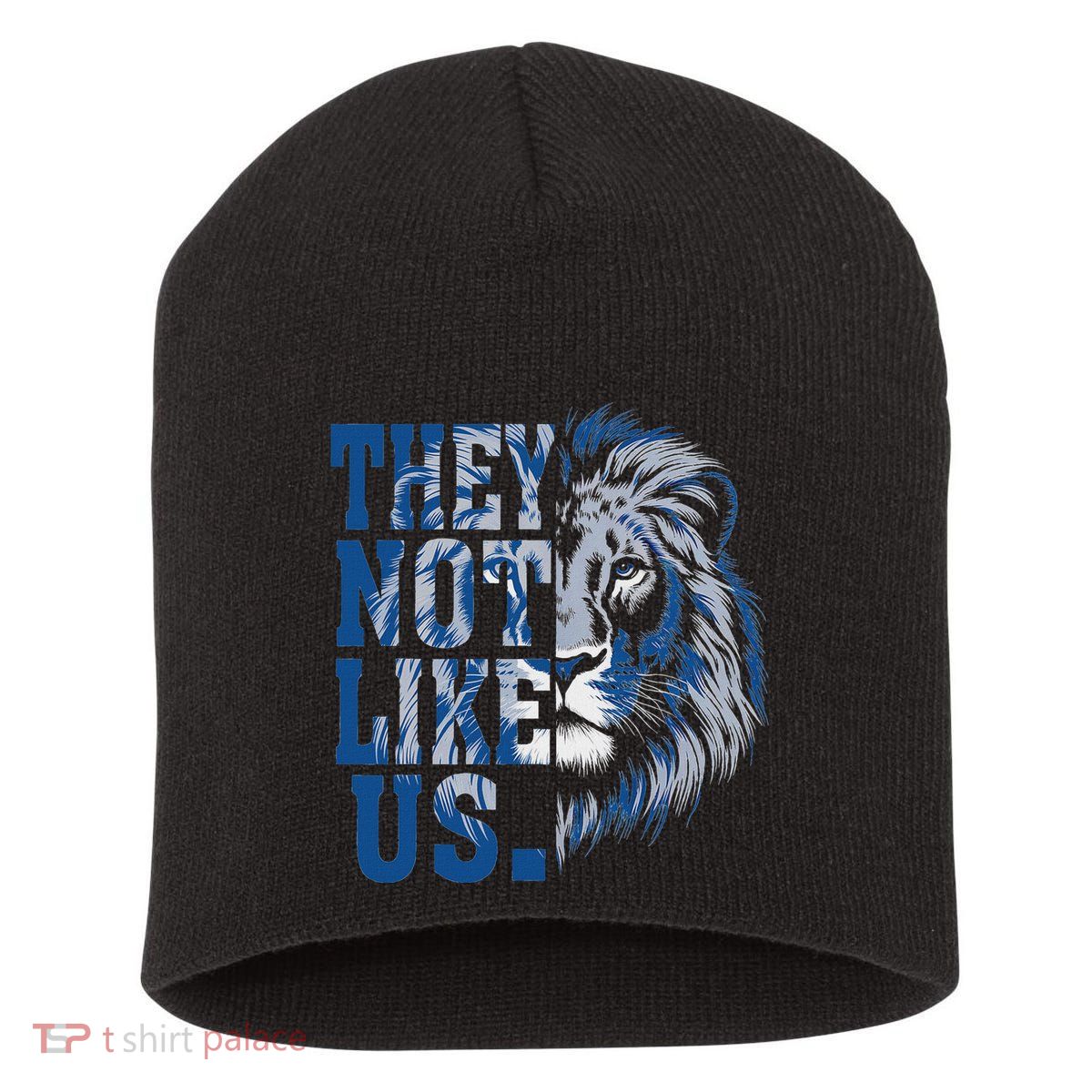They Not Like Us Lion Short Acrylic Beanie